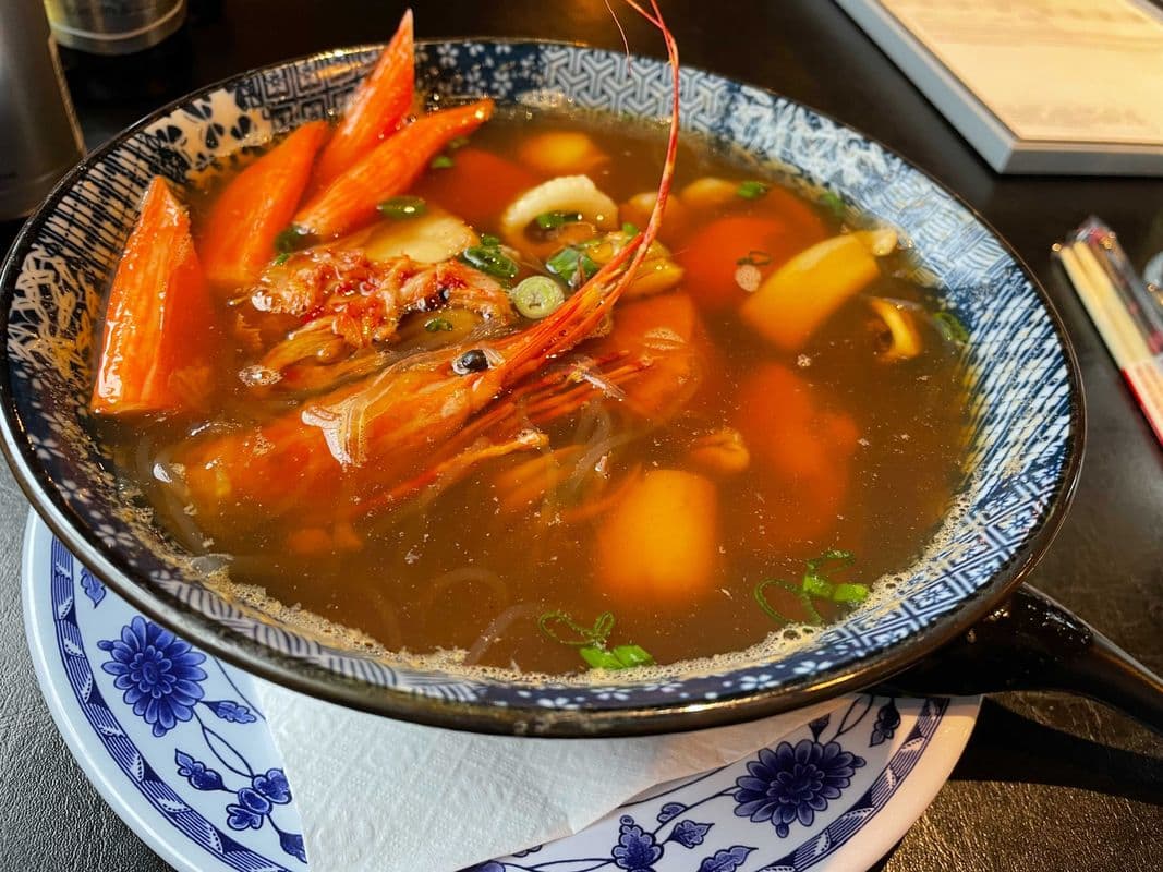 Seafood and Kimchi Soup