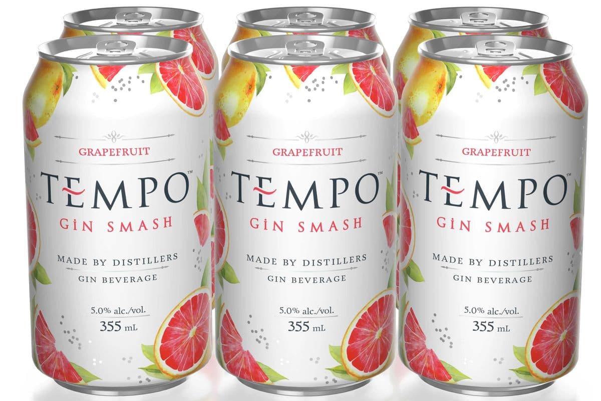 Tempo Gin Smash Grapefruit (6 x 355 ml Cans)