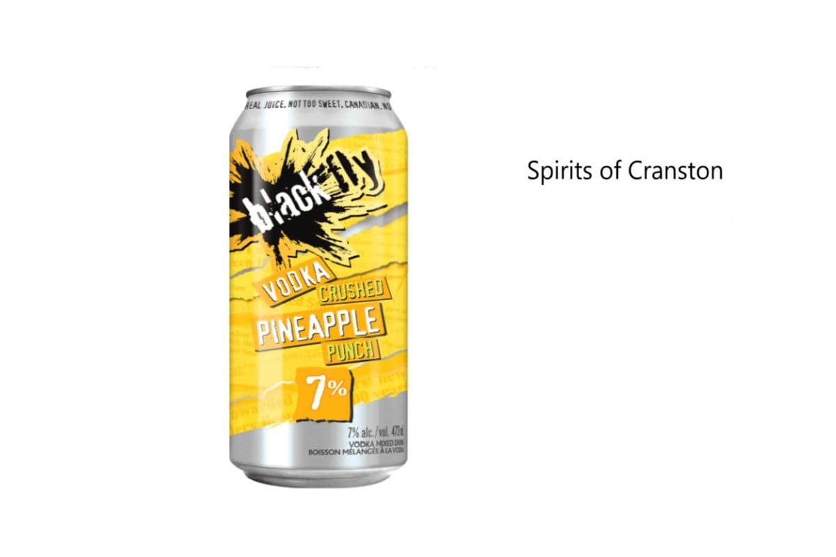 BLACK FLY VODKA CRUSHED PINEAPPLE PUNCH 473ML (1 x 473ML)