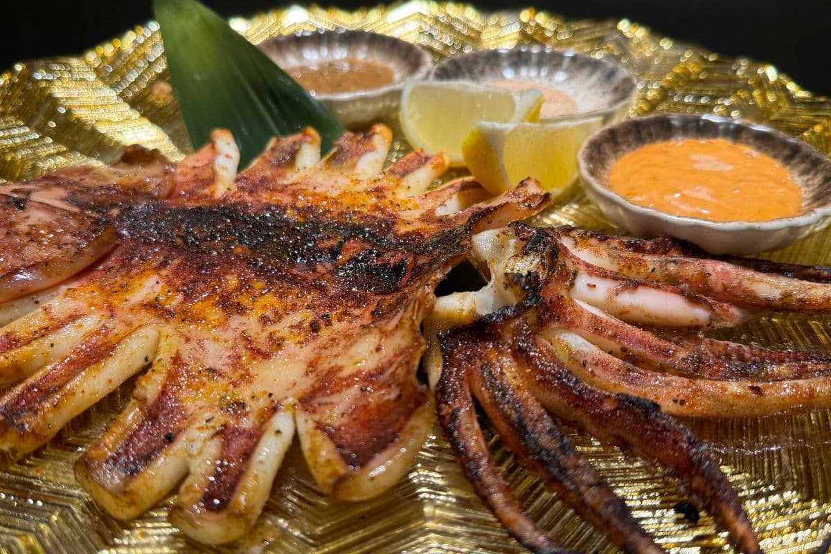 Grilled Whole Squid Ikayaki
