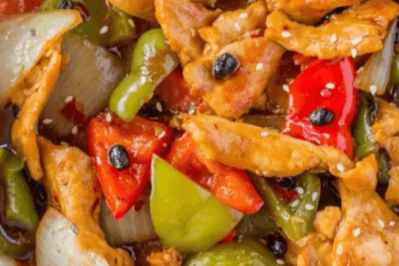 32. Chicken in Black Bean Sauce