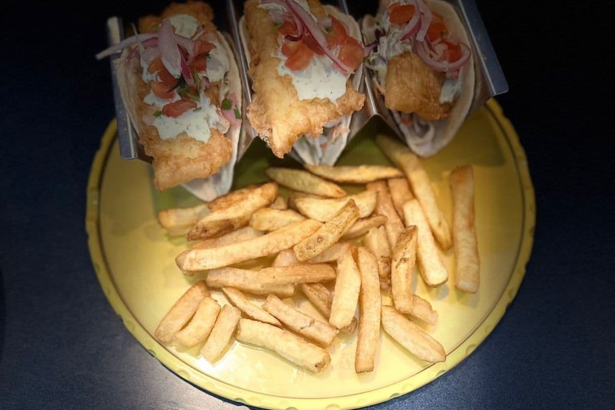 Three Cod Tacos