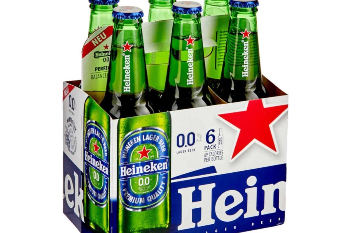 HEINEKEN 0.0 (6 BOTTLES) (6 X 330ML GLASS BOTTLE)