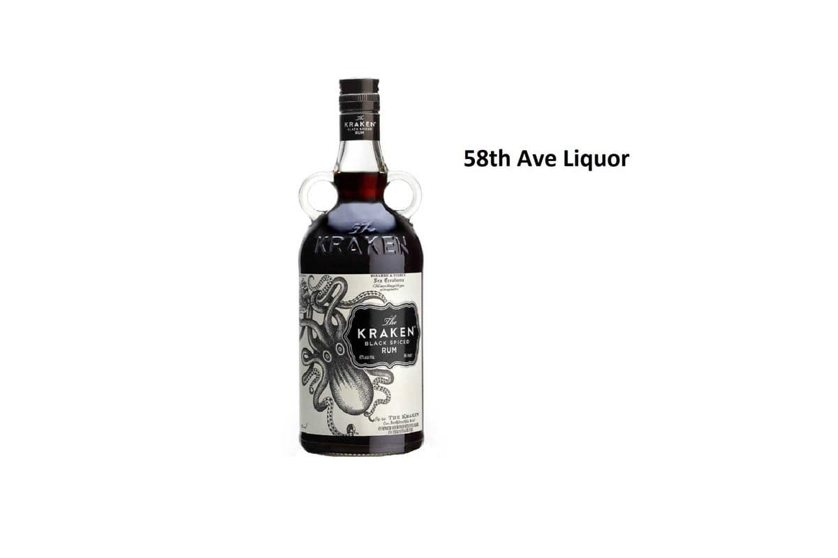 THE KRAKEN BLACK SPICED RUM 750ML (1 x 750ML)