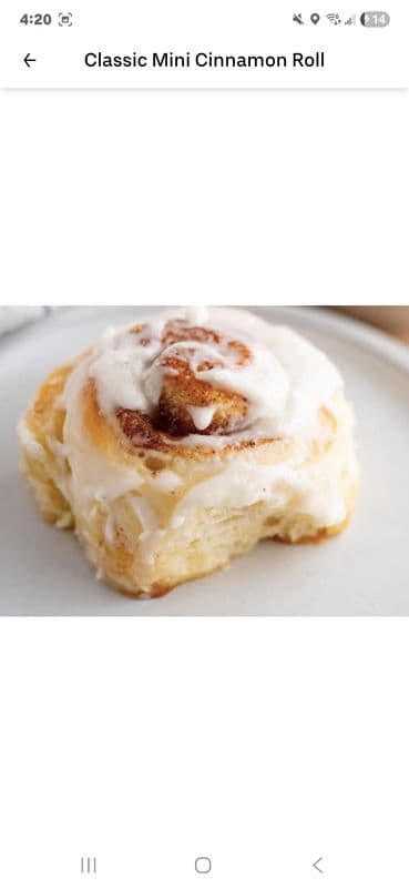 Classic Mini Cinnamon Roll