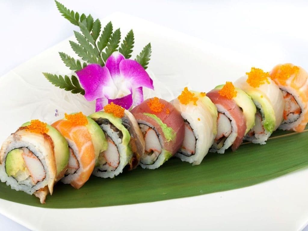 302. Rainbow Roll (8pc)