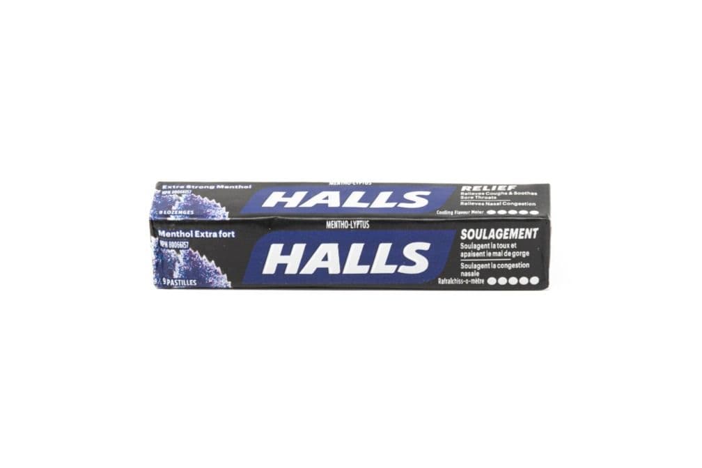Halls menthol extra fort 9 pastilles / Extra Strong Menthol 9 Lozenges