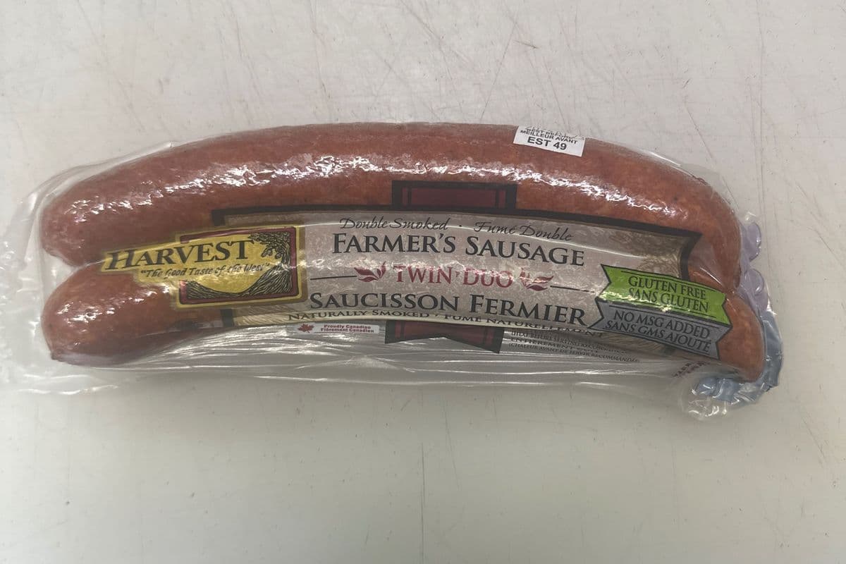 HARVEST DOUBLE SMOKED FARMER SAUSAGE TWIN DUO