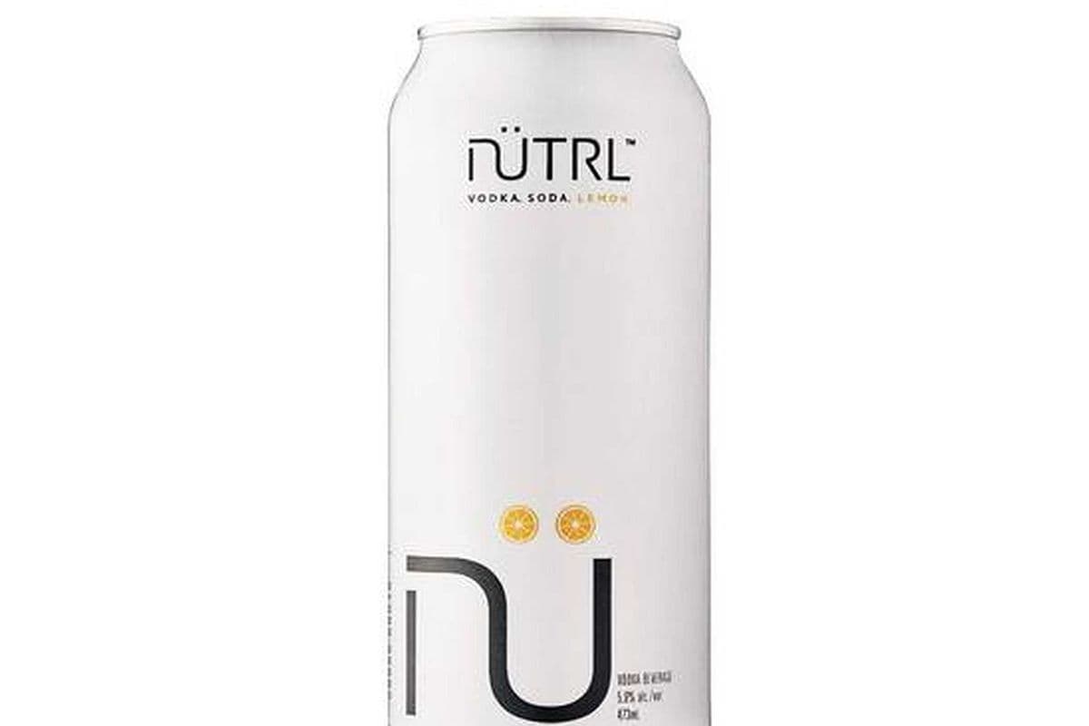Nutrl Lemon Vodka Soda, Single Tall Can (1 x 473ml)