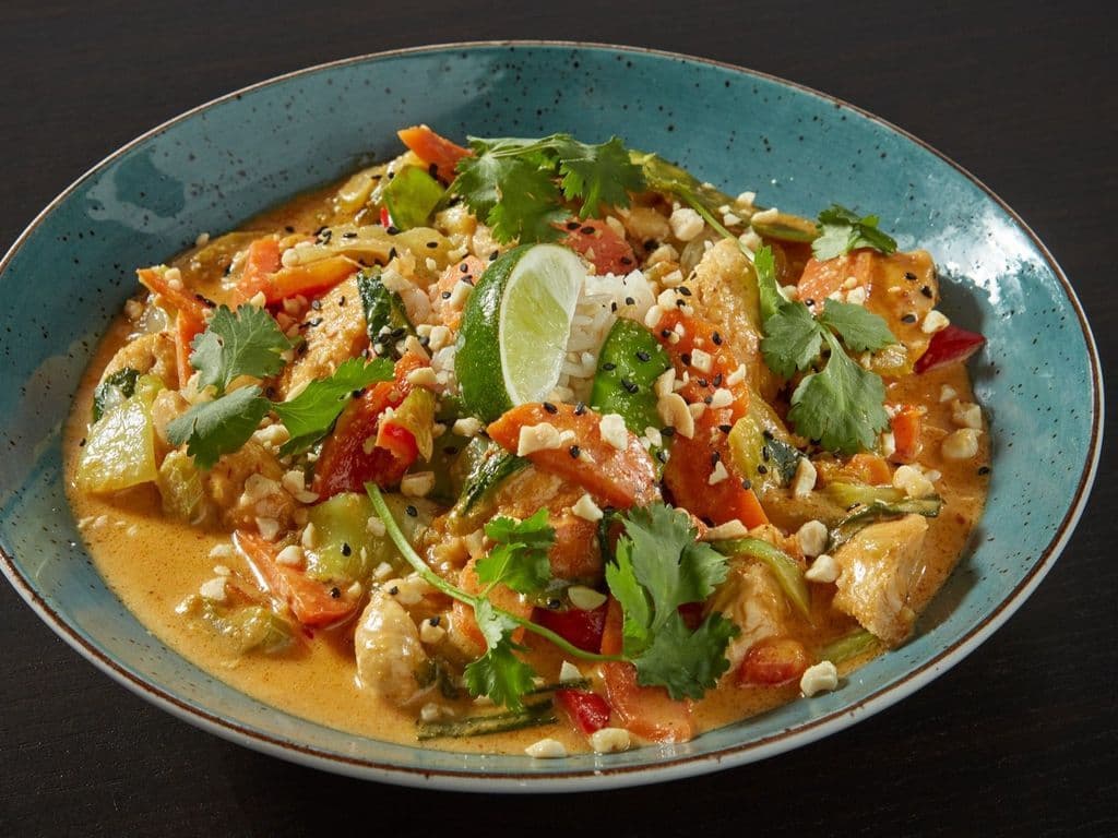 Yellow Coconut Curry Bowl Chicken