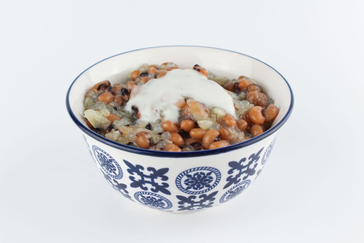 D20. [NEW] Black-Eyed Bean Rice Pudding