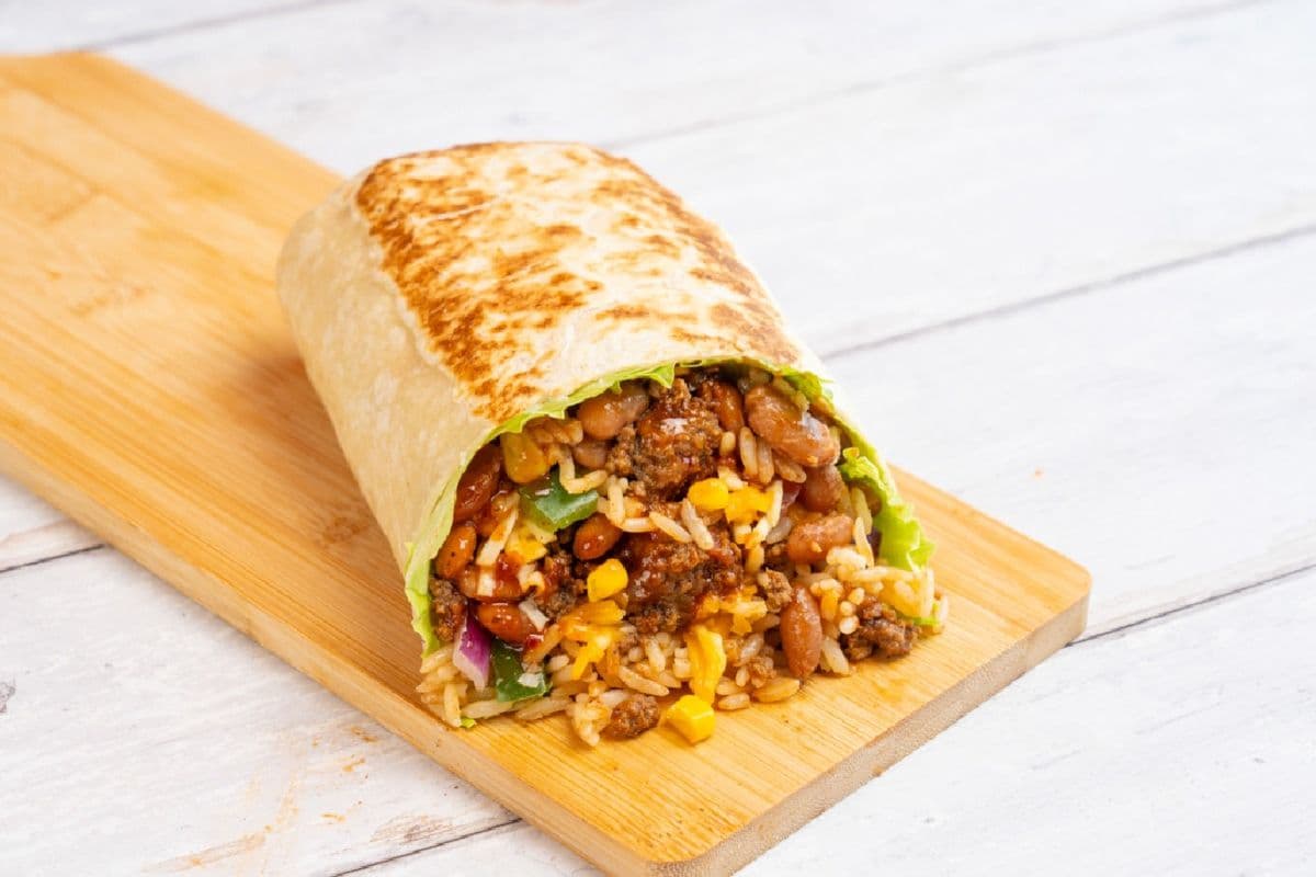 Ground Beef Burrito