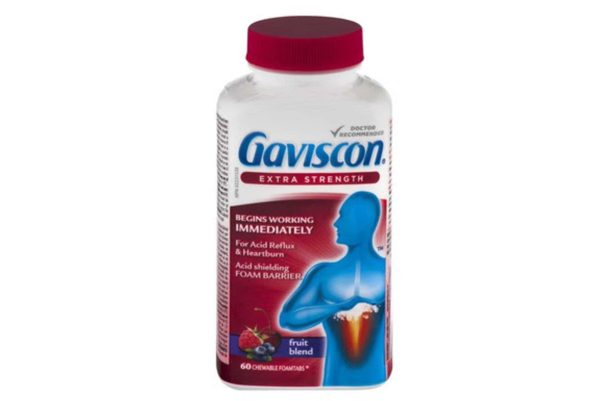 Gaviscon Extra Strength Tablets Fruit Blend (60 tabs)