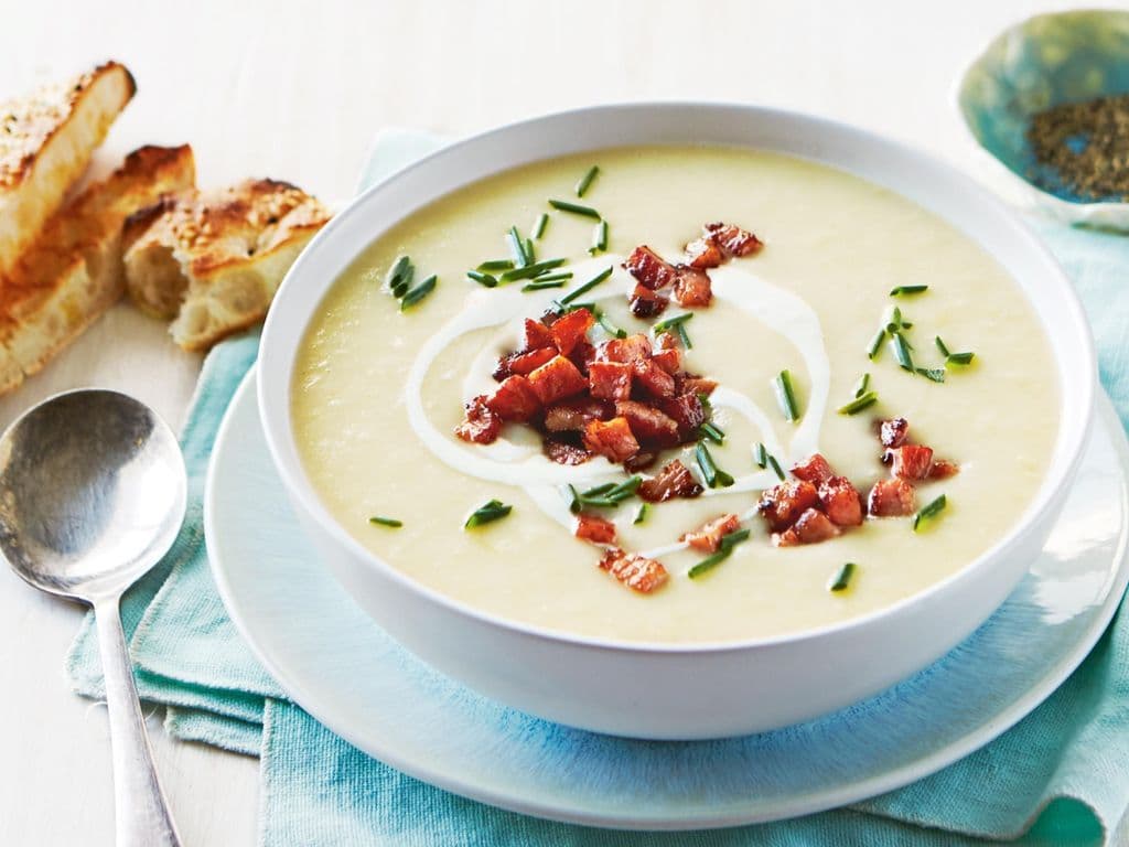 Cream of Potato Bacon Soup