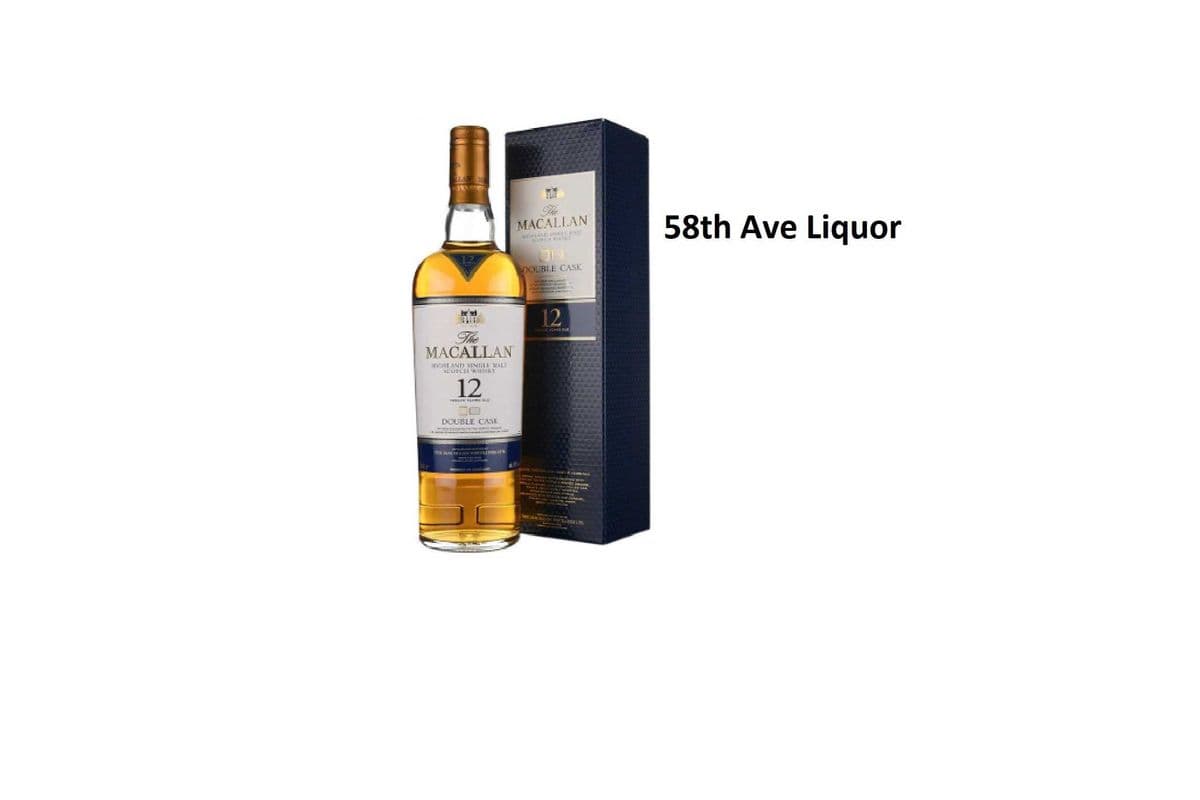 THE MACALLAN DOUBLE CASK 12 YEAR OLD 750ML (1 x 750 ML)