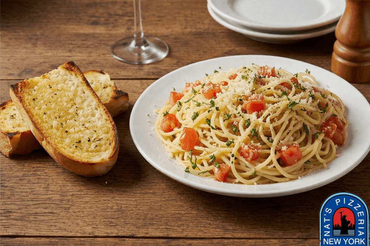 Spaghetti in Garlic & Olive Oil