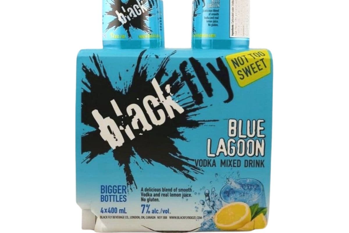 BLACK FLY VODKA BLUE LAGOON 4PK (4 x 400ML)