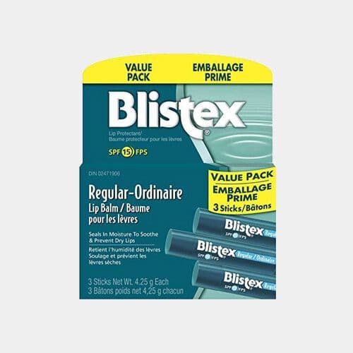 Blistex Baume pour les lèvres (3 bâtons) / Blistex Lip Balm (3 sticks)