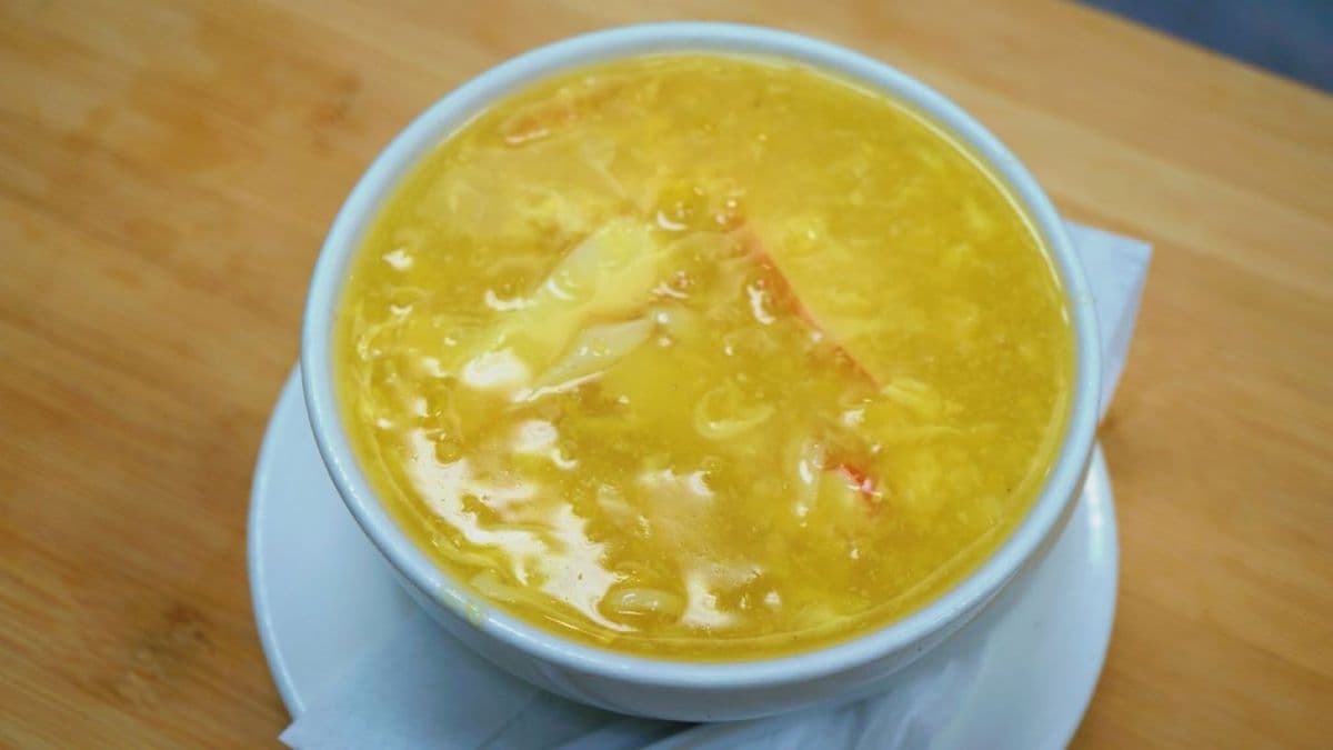 12. Crab Sweet Corn Soup