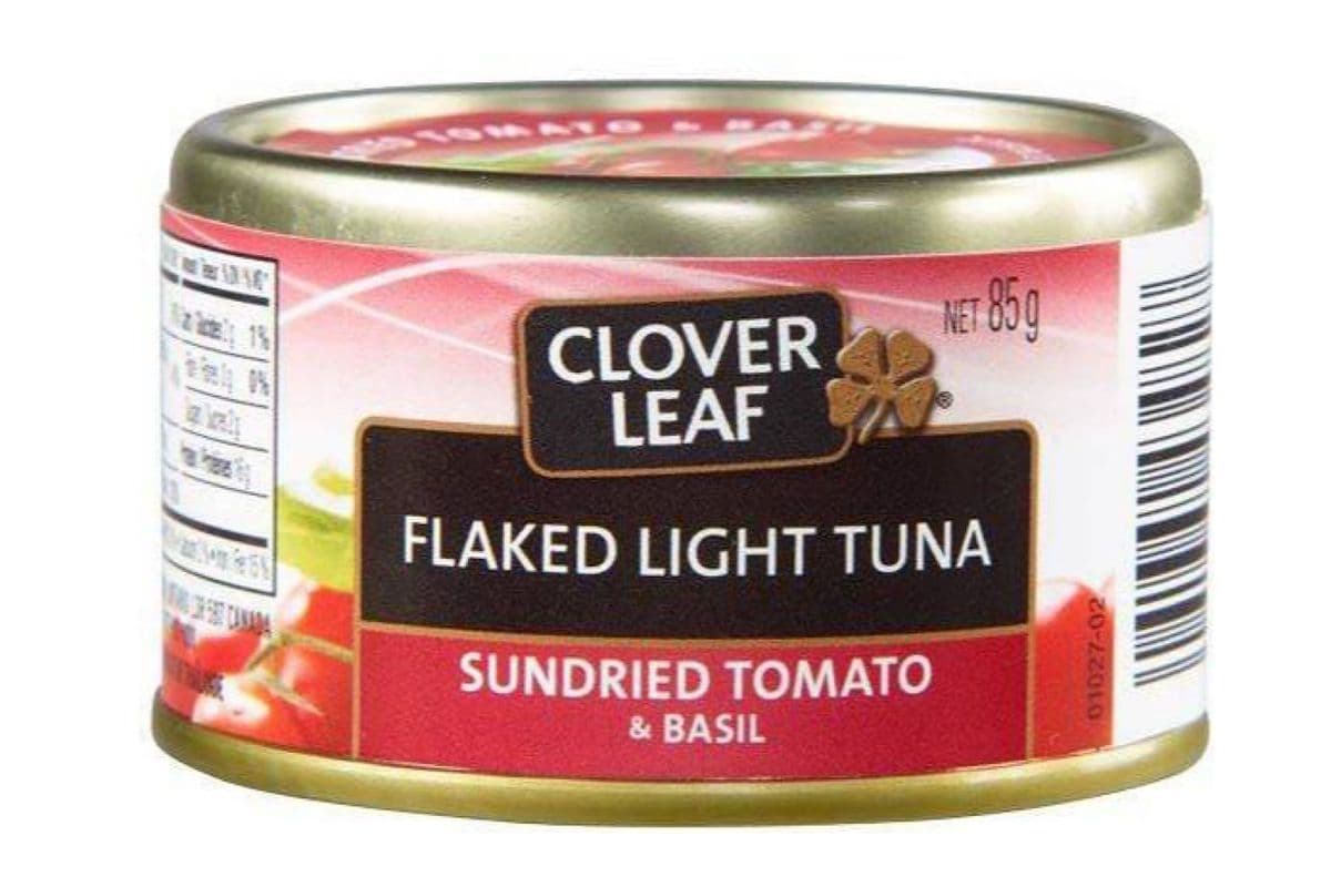 Clover Leaf - Thon Pâle Émietté aux Tomates Séchées et Basilic / Sundried Tomatoes & Basil Flaked Light Tuna (85 g)