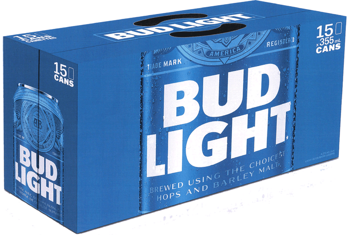 683847. Budlight (15 Cans) (1 x 15 pc)