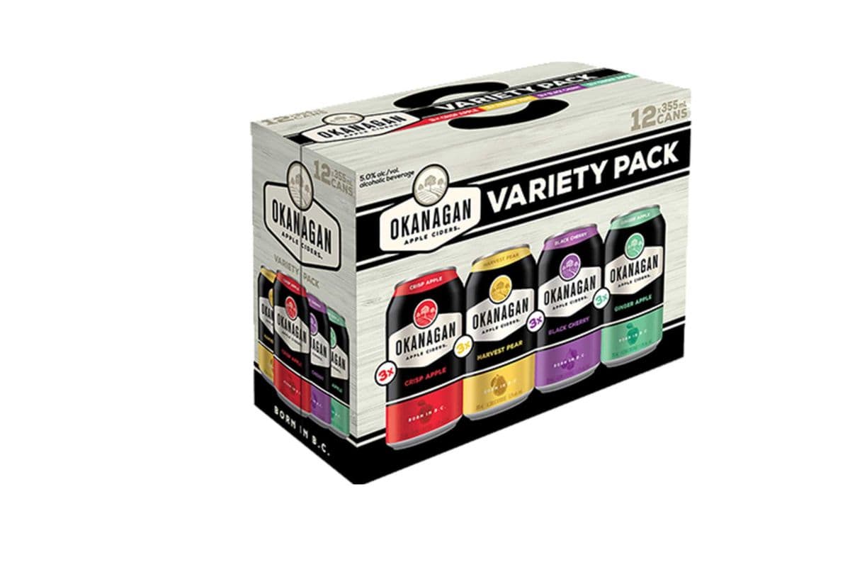 OKANAGAN cider mix 12pk (12 x 355ml)