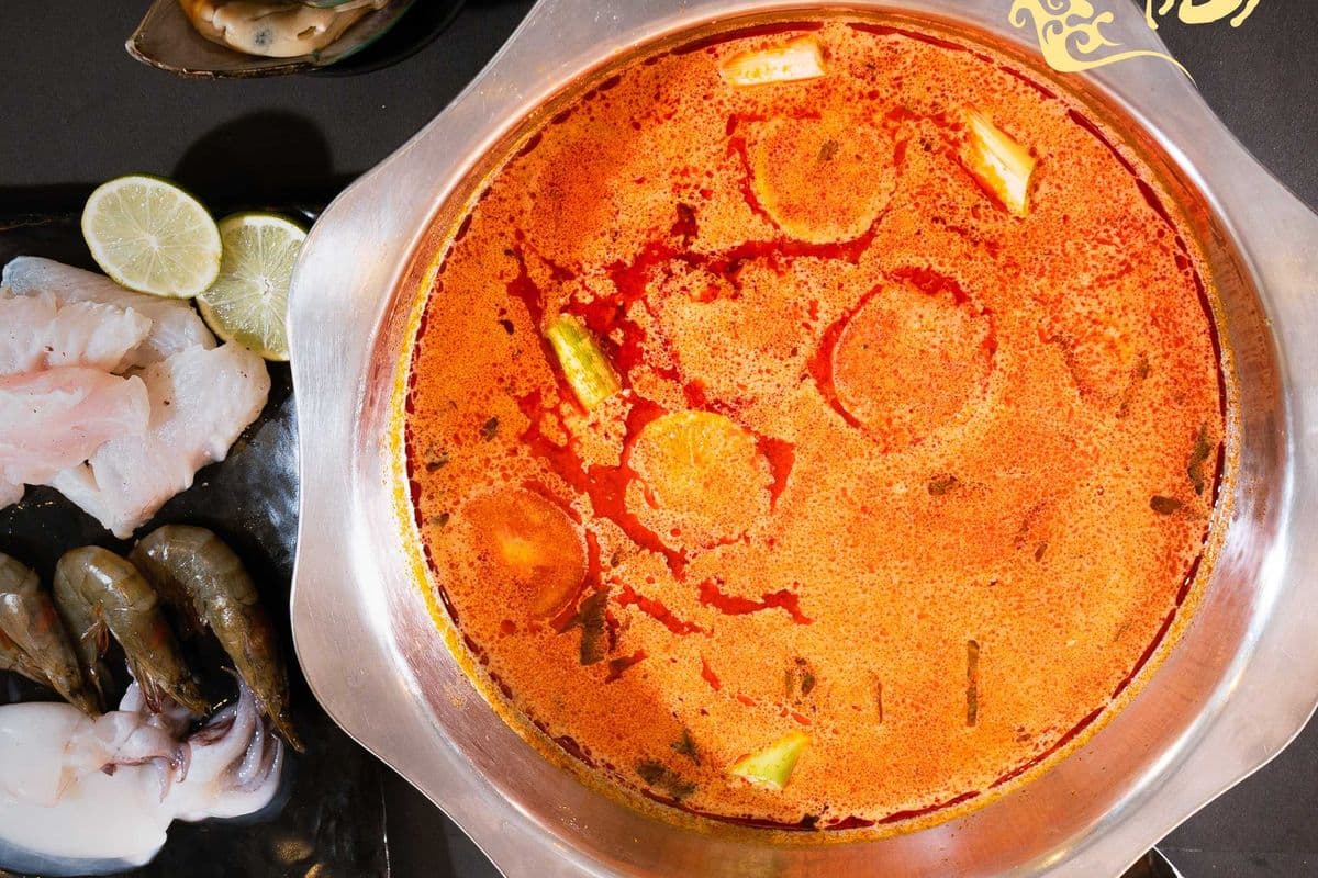 Thai Style Tom Yum with Seafood / 泰國冬陰功海鮮鍋