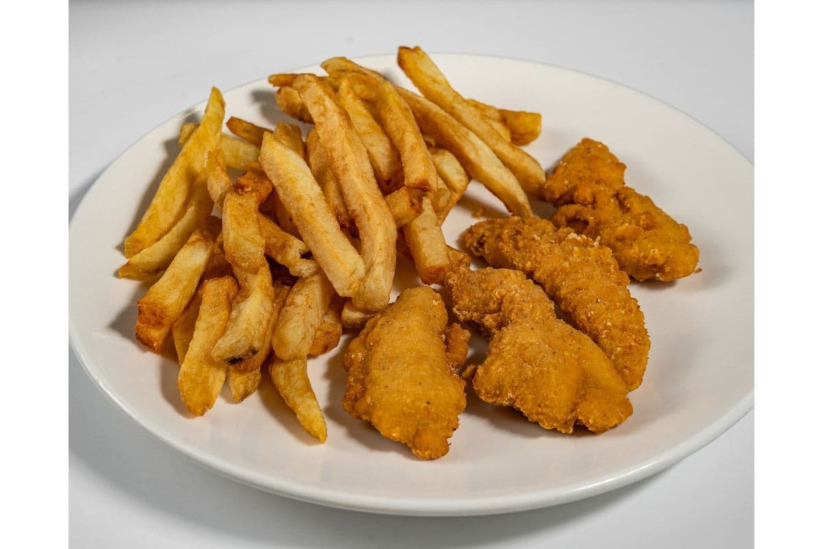 Chicken Fingers (4 pcs) and Chips (1180 Cal)