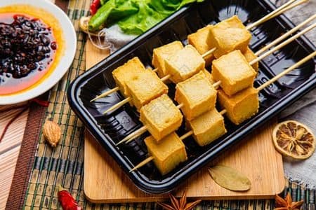 Tofu Skewers 炸豆腐 (2 pcs)