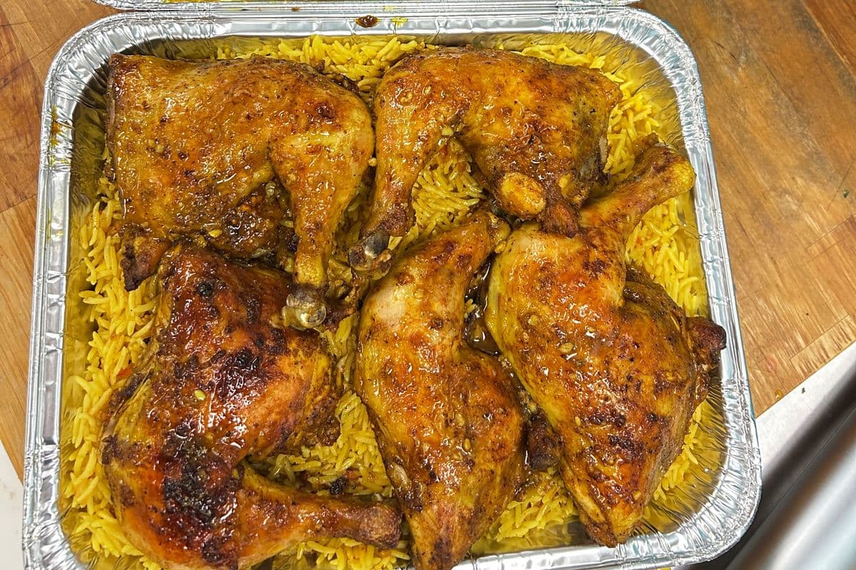 Chicken Mandi On Rice Family Meal