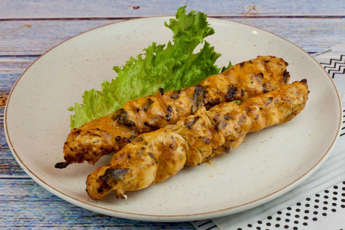 Double Kebob with Two Regular Sides