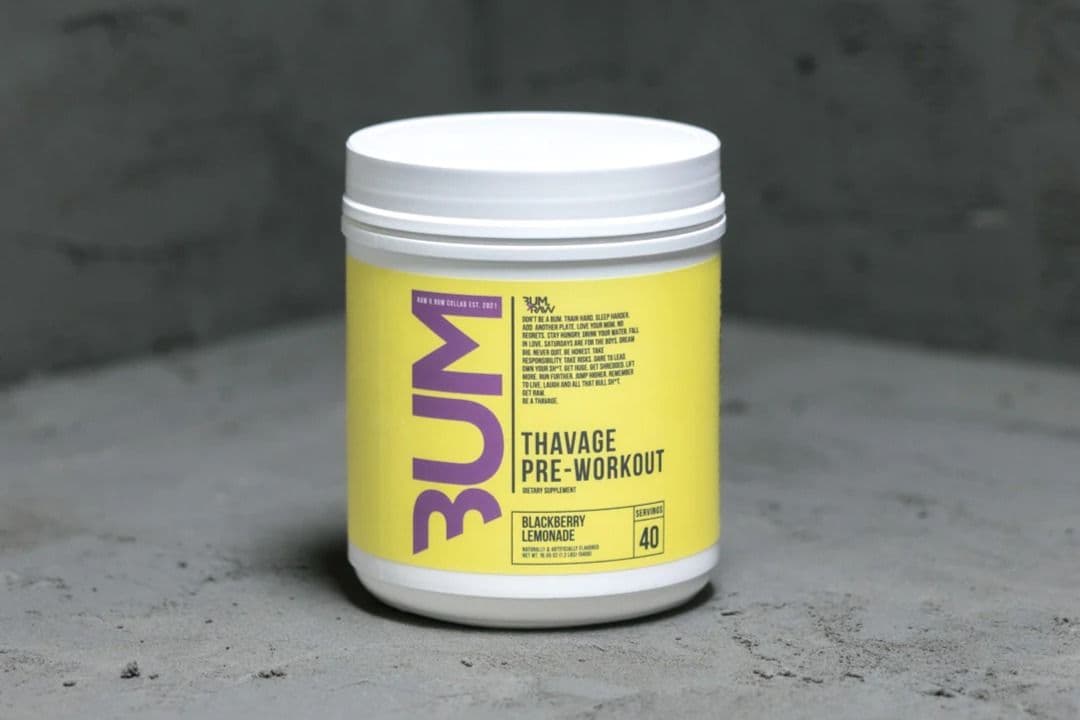Raw Cbum Thavage Pre Workout Blackberry Lemonade Powder Mix (540 g)
