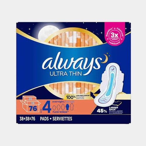 Always Ultra thin larger back (76 serviettes) / Always Ultra Thin Larger Back (76 pads)