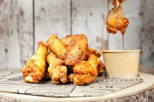 Ailes de poulet frit