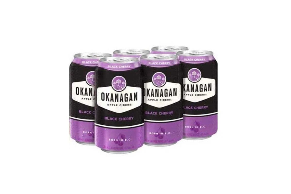 Okanagan Apple Cider Black Cherry (6 Pack) (1 x 355ml)