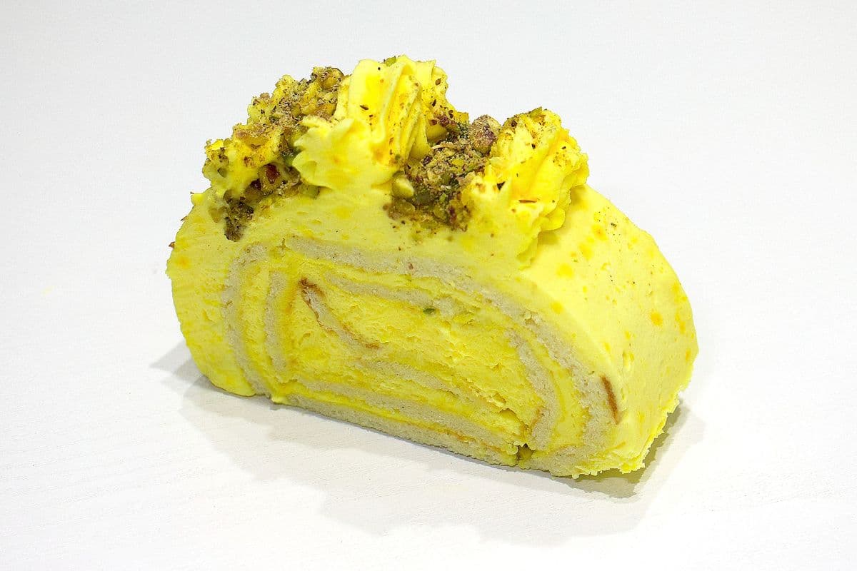 Saffron Swiss Roll