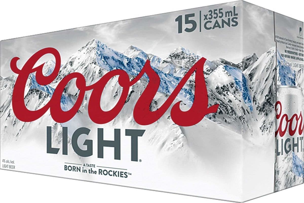 Coors Light (15 Cans) (1 x 355ML)