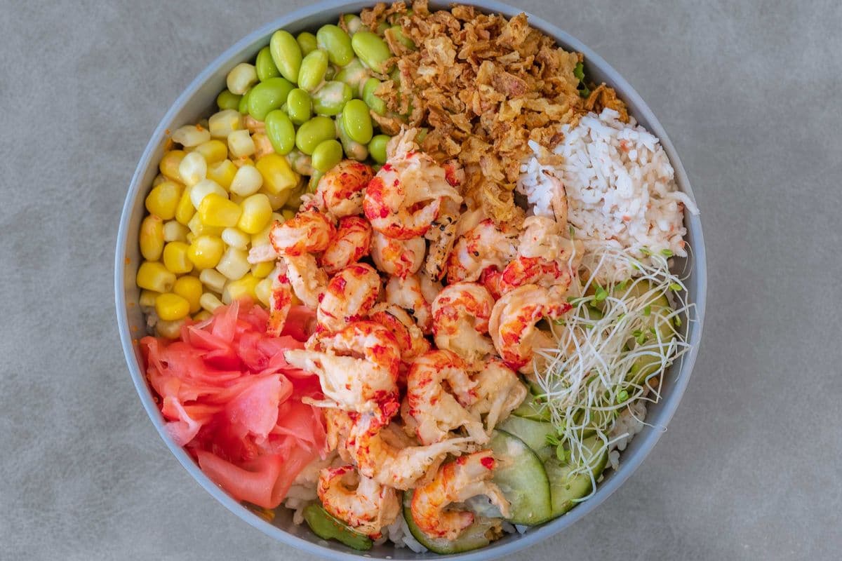 Torched Crayfish Bowl