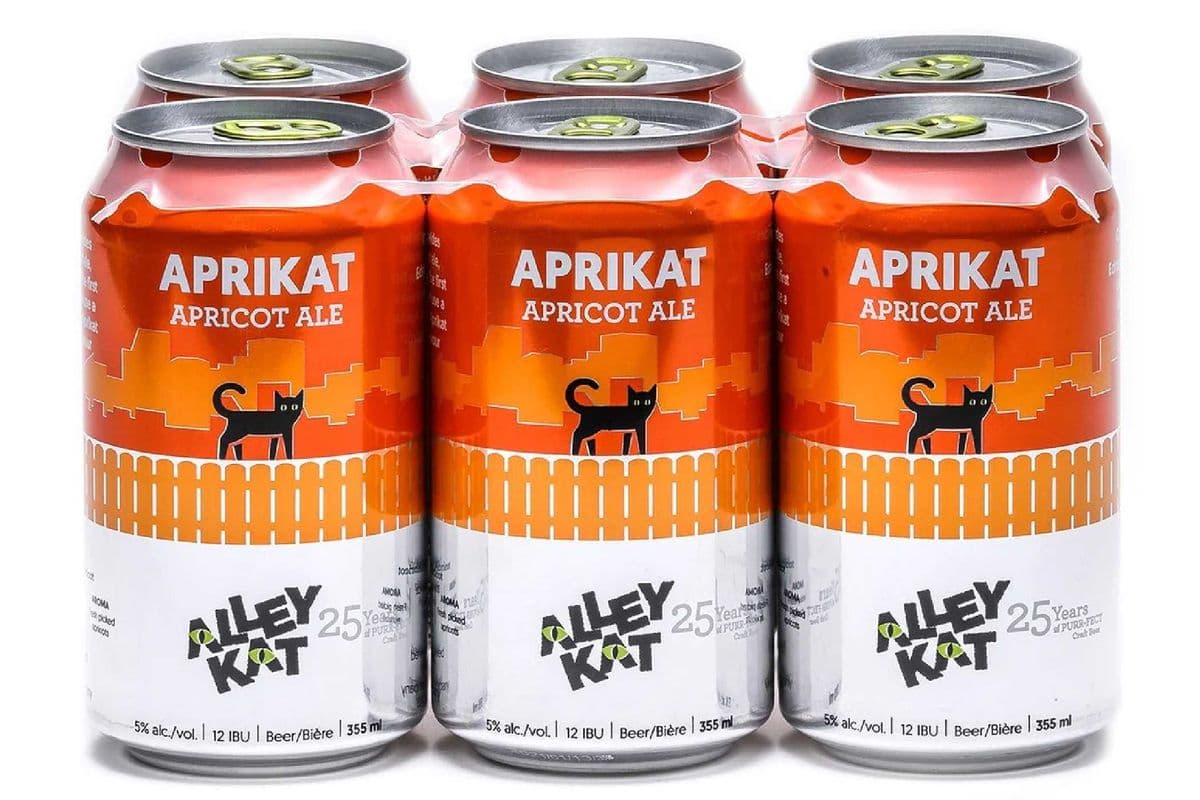 Alley Kat Aprikat Apricot Ale (4 x 473 ml Cans)