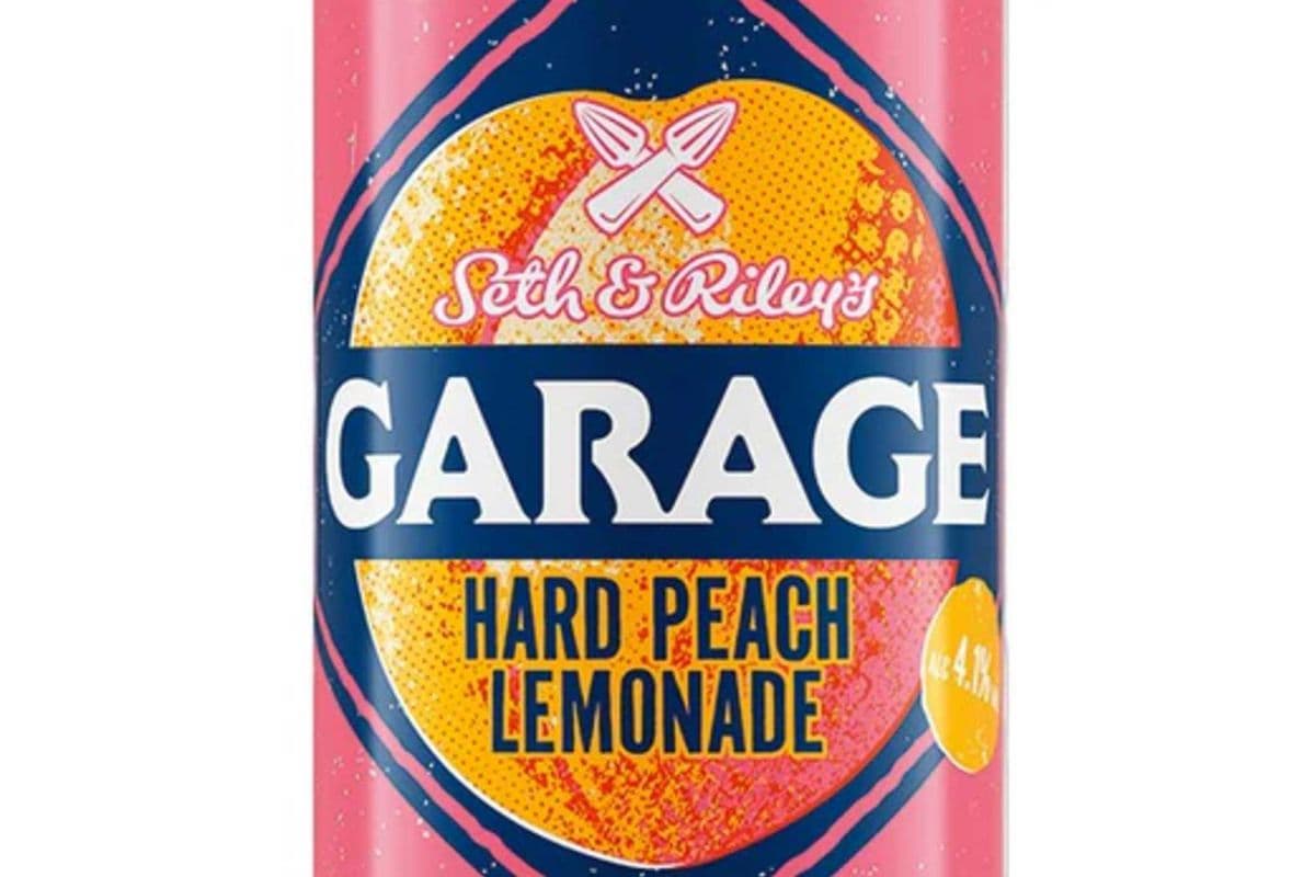 Seth & Riley’s Garage Hard Peach Lemonade 473 ml (1 x 473ml)