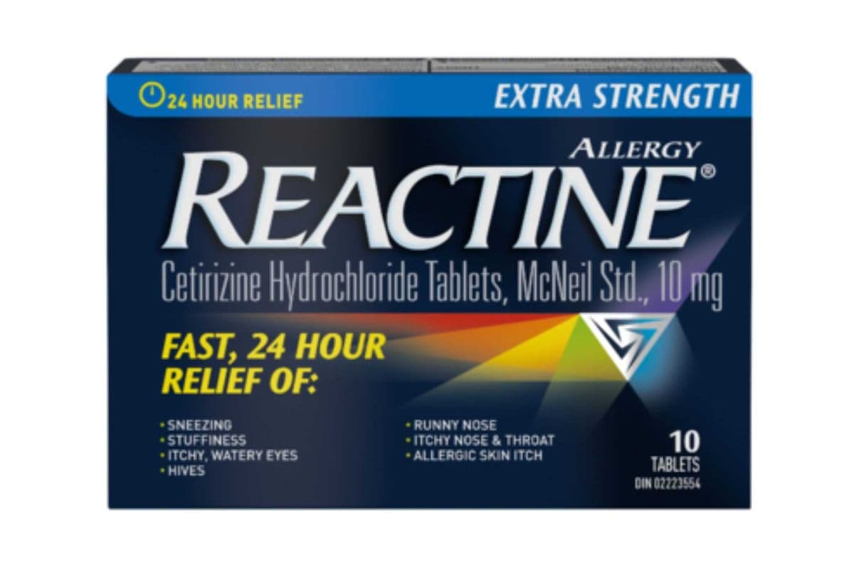 Reactine Extra Strength (10 tabs)