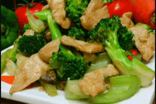 Chicken With Broccoli in Black Bean Sauce 豉汁百家利鸡肉
