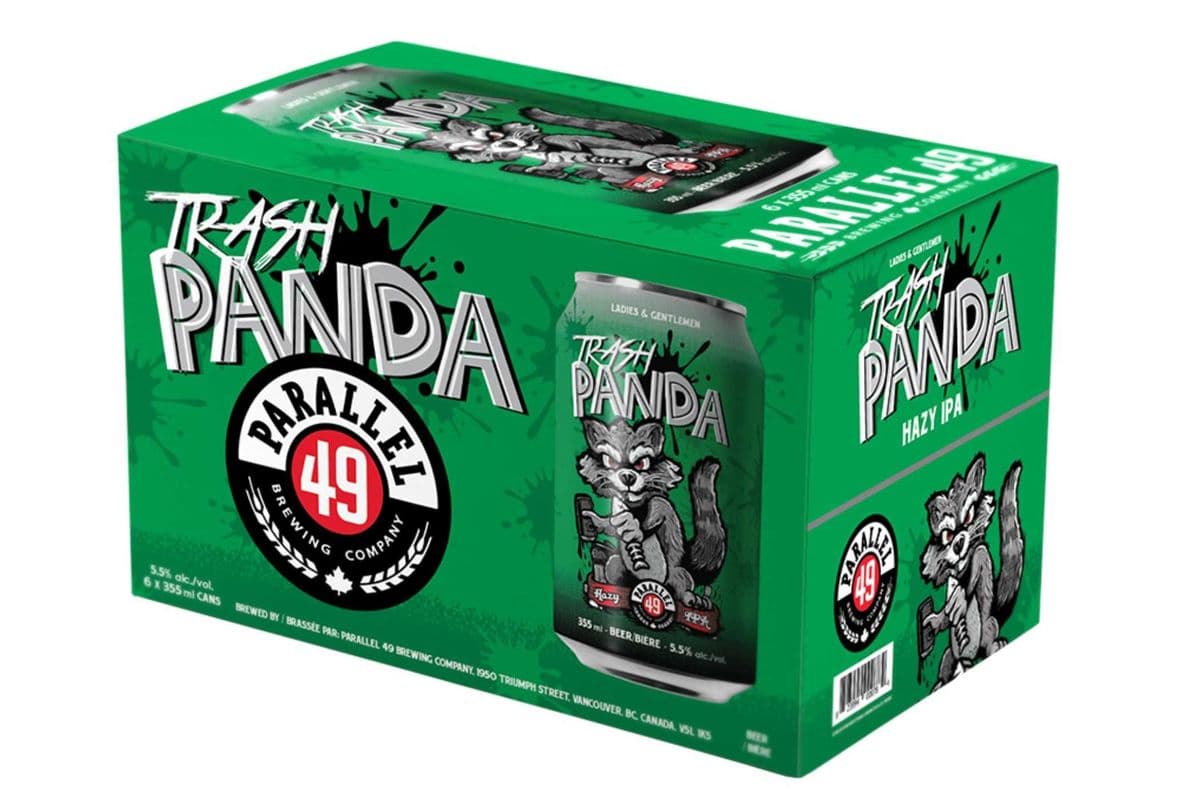 PARALLEL 49 TRASH PANDA HAZY IPA 6 PK CANS (6 x 6X 355ML CANS)