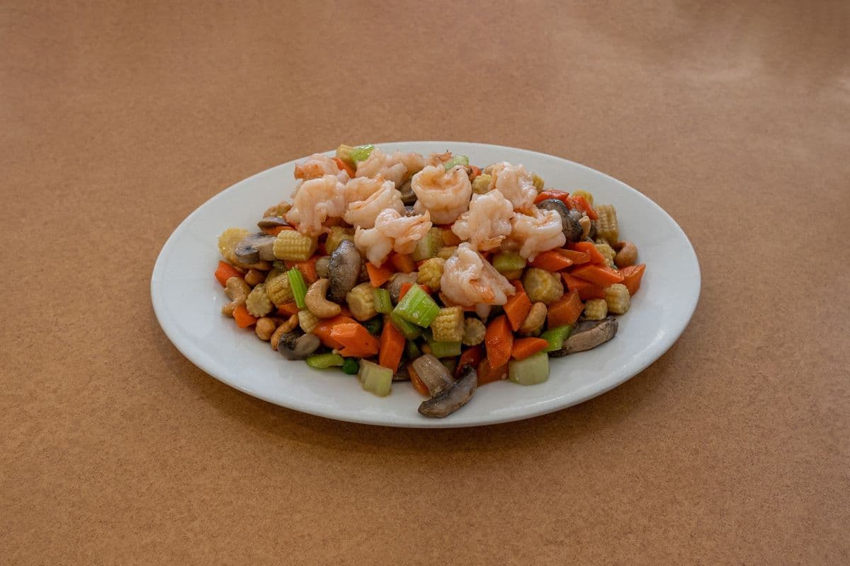 14. Prawns with Cashew Nuts