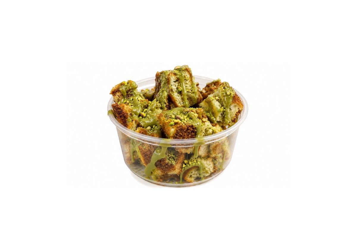Pistachio Waffle Bites