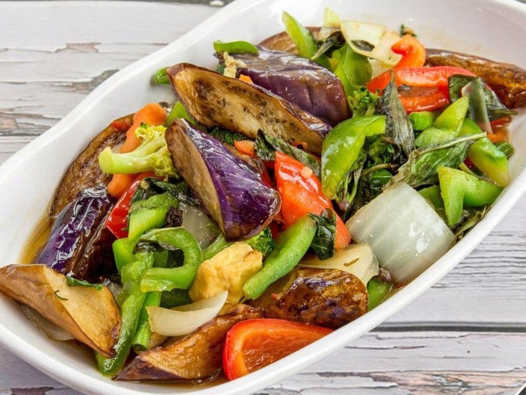 Eggplant Delight w/ Rice