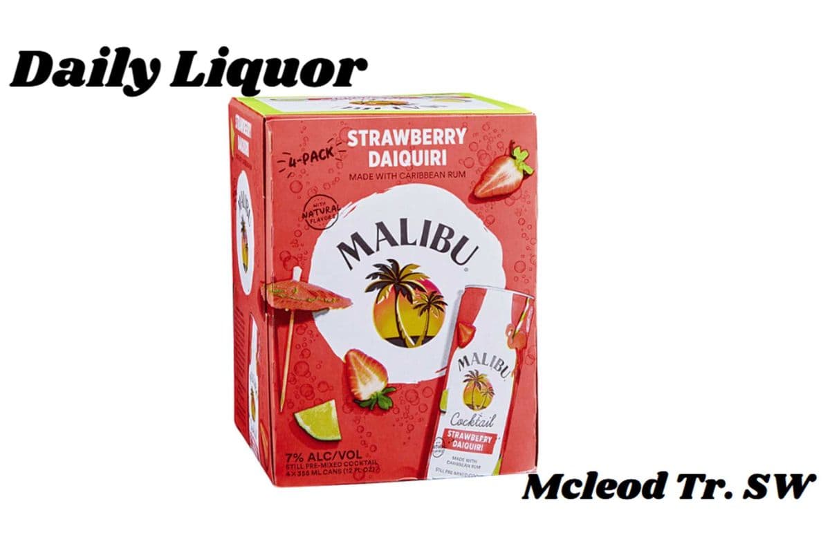 MALIBU STRAWBERRY DAIQUIRI 4 PKC (1 x 4 CANS)