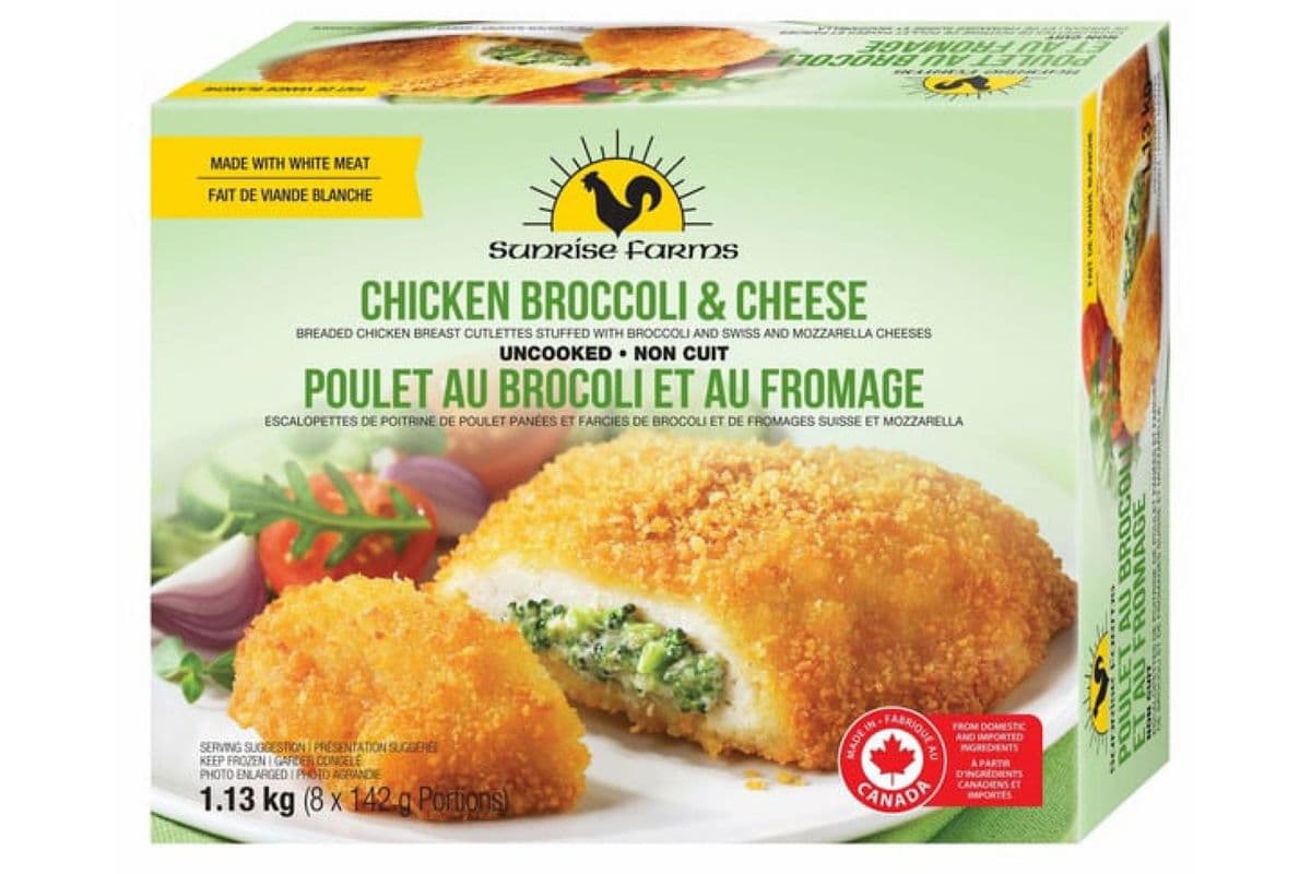 Sunrise Farms - Poulet au Brocoli et au Fromage / Chicken Broccoli & Cheese (1.13 Kg)