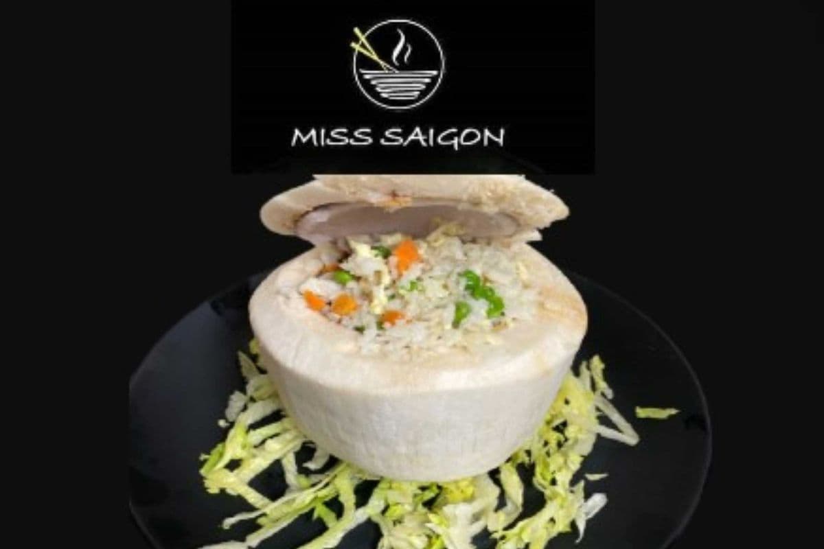 36. Mekong River Coconut Seafood Fried Rice
