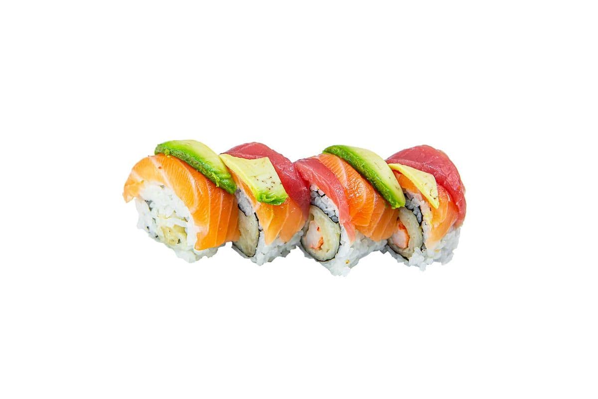 Tempura Rainbow Roll (10 pcs)